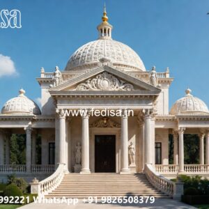Classic Villa Design with Beautiful Villa Landscaping No-3550