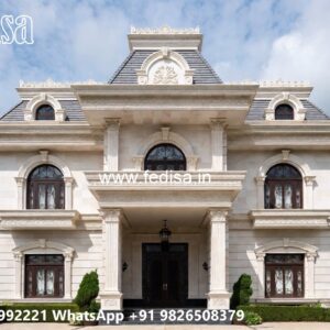 Classic Villa Design with Decorative Architectural Features No-3553