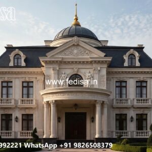 Classic Villa Design with Stylish Living Room Decor No-3571