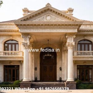 Classic Villa Design with Elegant Courtyard Inspiration No-3589