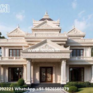Luxury House Design with Premium Stone Cladding No-3676