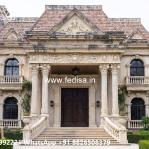 Luxury House Design with Beautiful Balcony Decor No-3681