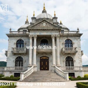Classic House Design with Decorative Pillar Concepts No-3773