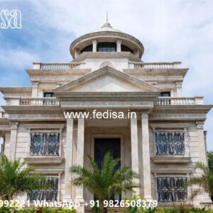 Classic House Design with Grand Entrance Ideas No-3776