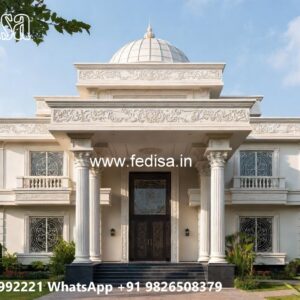 Elegant Classic House Design with Rich Textures No-3802