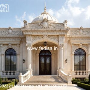 Classic House Design with Elegant Outdoor Lighting No-3814