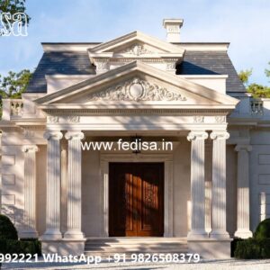 Classic House Design with Royal Decorative Details No-3826