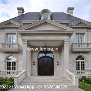 Classic House Design with Beautiful Garden Decor No-3844