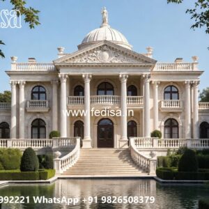 Classic House Design with Grand Staircase Styling No-3845