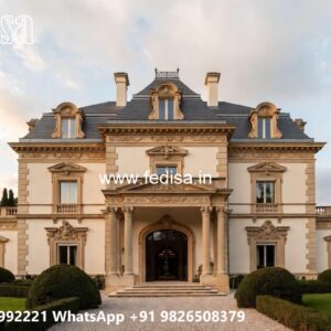Classic House Design with Beautiful Exterior Gardens No-3889
