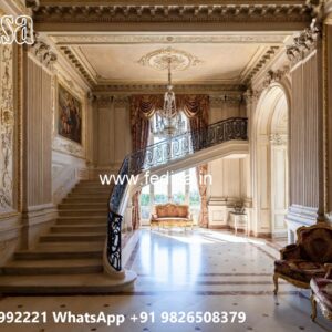 Classic Villa Design with Grand Front Elevation No-3908