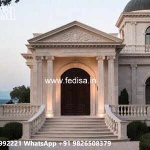 Elegant Classic Villa Design with Marble Finishes No-3915