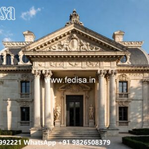 Classic Villa Design with Elegant Staircase Ideas No-3919
