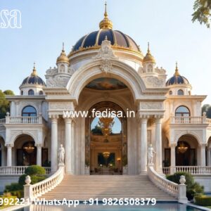 Elegant Classic Villa Design with Grand Entrance No-3928