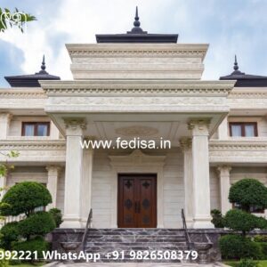 Luxury Classic Villa Design with Elegant Hall Ideas No-3935