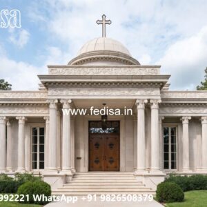 Classic Villa Design with Beautiful Front Yard Ideas No-3947