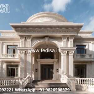 Classic Villa Design with Elegant Home Entrance No-3949