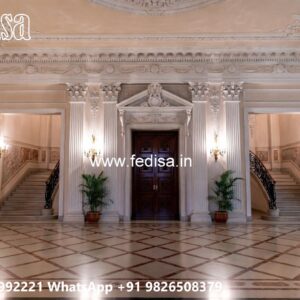 Classic Villa Design with Decorative Wooden Details No-3968