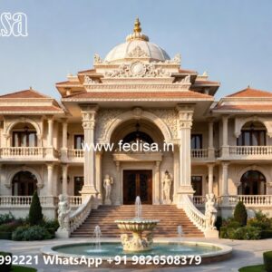 Classic Villa Design with Beautiful Villa Landscaping No-4000